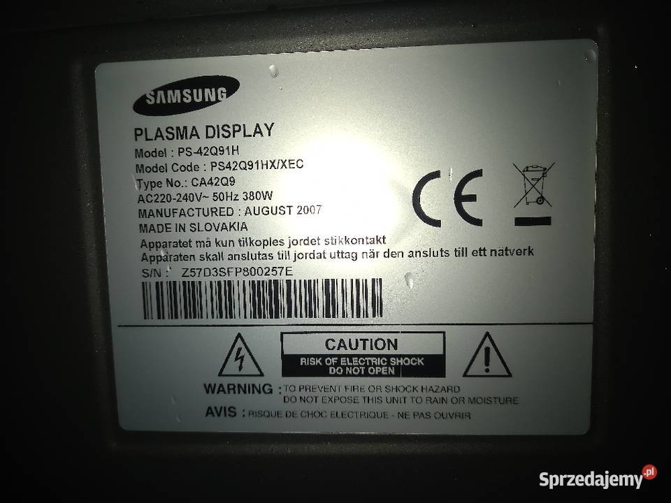 Telewizor Samsung 40 plus dekoder Dvtb Telewizory Kórnik