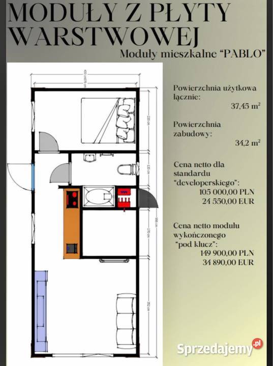Na sprzedaż modułowy wielkopolskie Poznań sprzedam