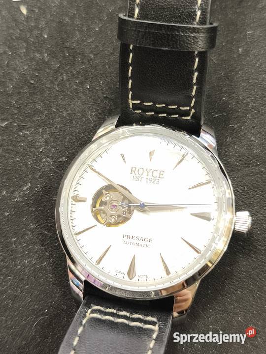 ZEGAREK MESKI mechaniczny ROYCE srebrny Toruń sprzedam