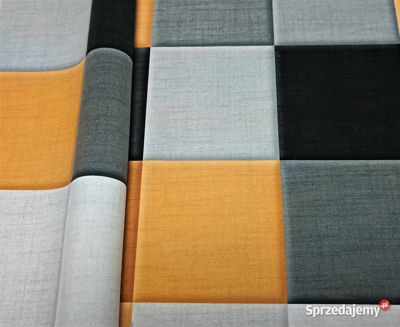 Kwadraty tkanina dekoracyjna obiciowa Częstochowa