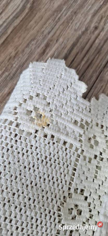 obrus bieżnik ażurowy ażur prostokątny kremowy Kraków
