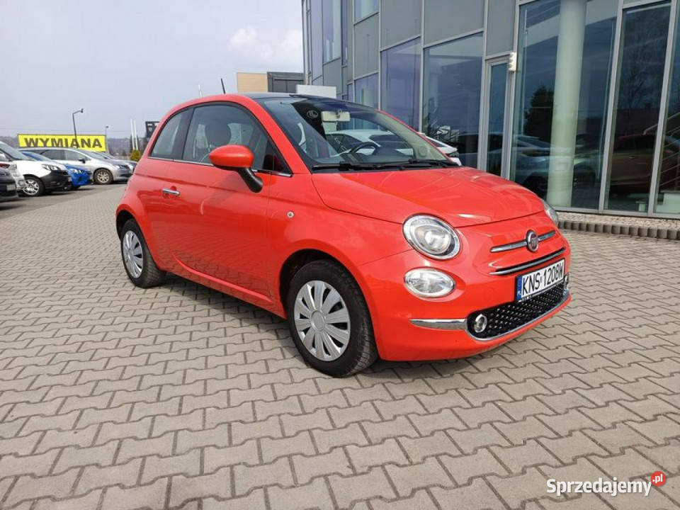 Fiat 500 Lounge 12 69 serwisowany panorama VAT23 69KM Nowy Sącz sprzedam