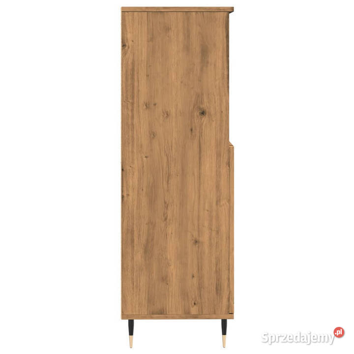 Wysoka szafka brązowy dąb 60x36x110 WM857459 Warszawa