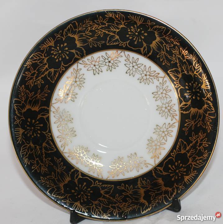 PORCELANOWY ZŁOCONY SERWIS KAWOWY Gdańsk sprzedam