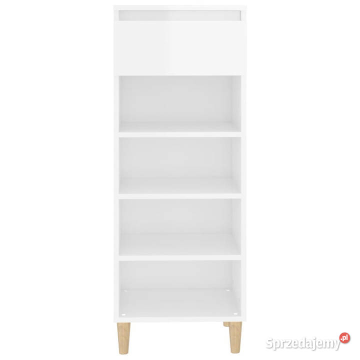 Szafka na buty wysoki połysk biała 40x36x105 mazowieckie Warszawa