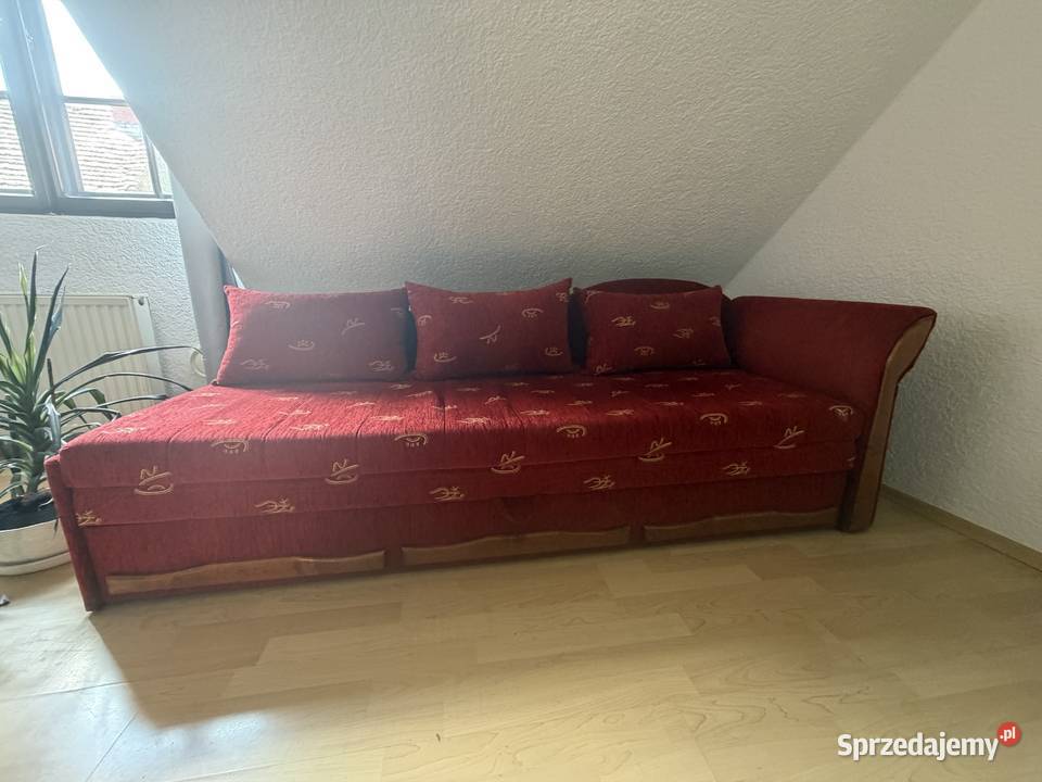 Duża Sofa3 osobowa Rozkladana Dom i Ogród dolnośląskie Gryfów Śląski sprzedam