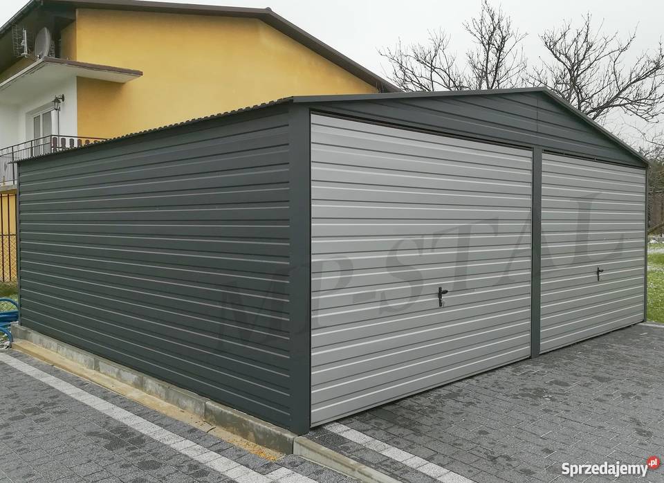 GARAŻE AKRYLOWE DWUSPADOWE PROFIL ZAMKNIĘTY 36m2 Tarnobrzeg