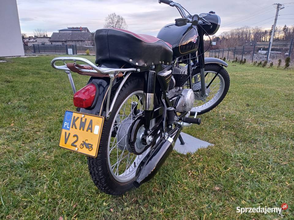 Wsk 125 m0664 Zabytek 1966r wfm shl WSK małopolskie Kalwaria Zebrzydowska