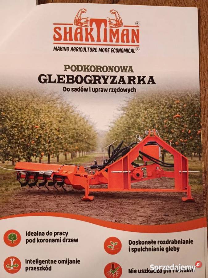 Glebogryzarka Podkorowa SRT Shaktiman nieuszkodzony świętokrzyskie Wzdół Rządowy sprzedam