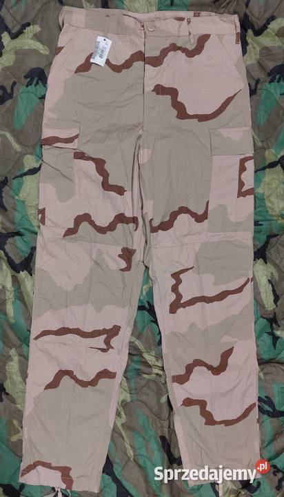 Spodnie BDU 3 color Medium X Long Ripstop Wrocław sprzedam