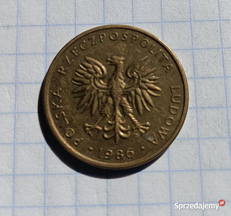 5 ZŁOTYCH 1986 POLSKA Piszczac