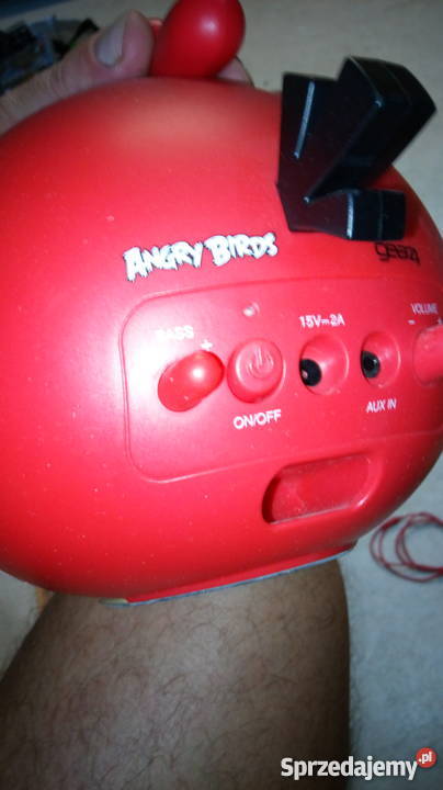 Głośnik Angry Birds Czerwony Ptak Elektronika Błaszki