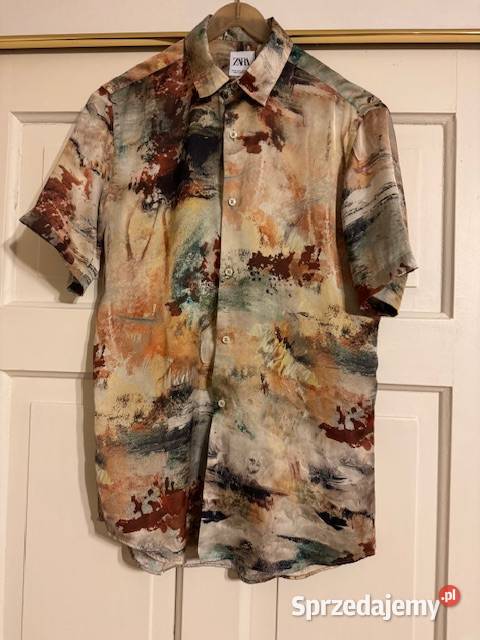 Zara koszula męska S z krótkim rękawem Częstochowa