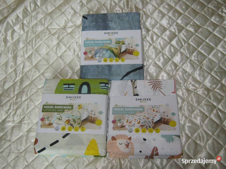 Pościel Bawełniana dzieci 3 sztuki Nowe Baranowo