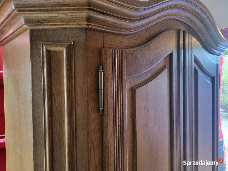 Szafa dębowa garderobiana 2 drzwiowa Sypniewo