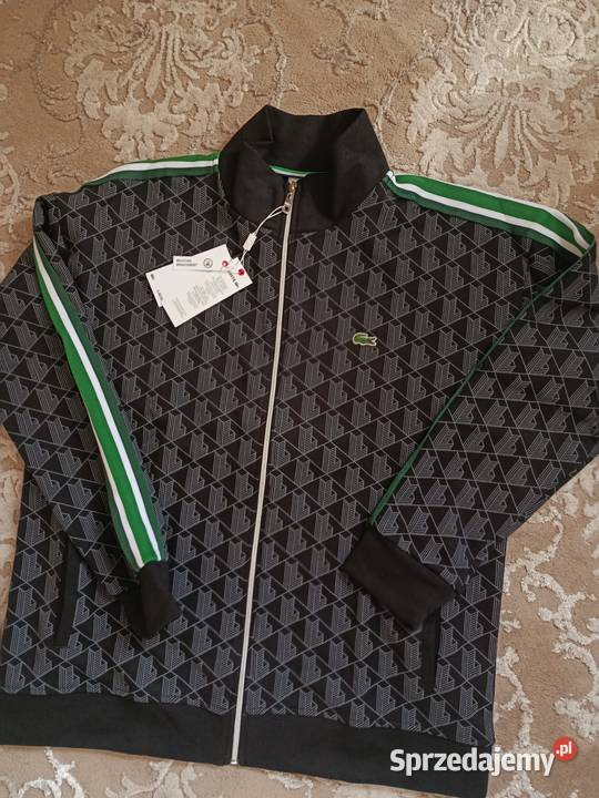 Bluza rozpinana męska Lacoste Monogram topowy Odzież codzienna Białystok