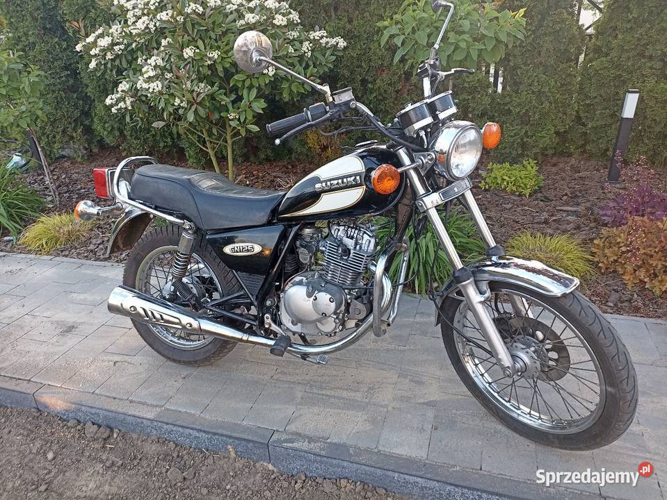 Suzuki gn125 A1 B podgrzewane manetki Śrem sprzedam