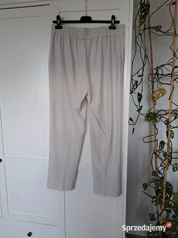 Beżowe eleganckie spodnie Maison dAmlie Paris EU pomorskie Trąbki Wielkie
