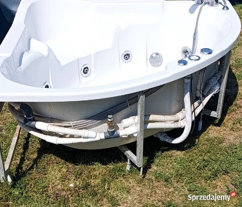Wanna narożna POOLSPA z hydromasażem 142x142 mazowieckie