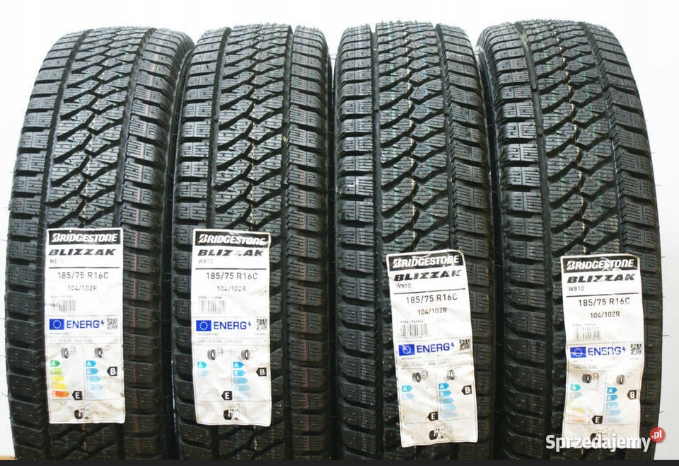 4x BRIDGESTONE 18575R16C 104R Blizzak W810 16cale wielkopolskie