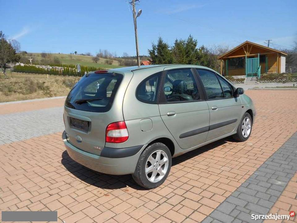 Renault Scenic nieuszkodzony zielony małopolskie Grybów