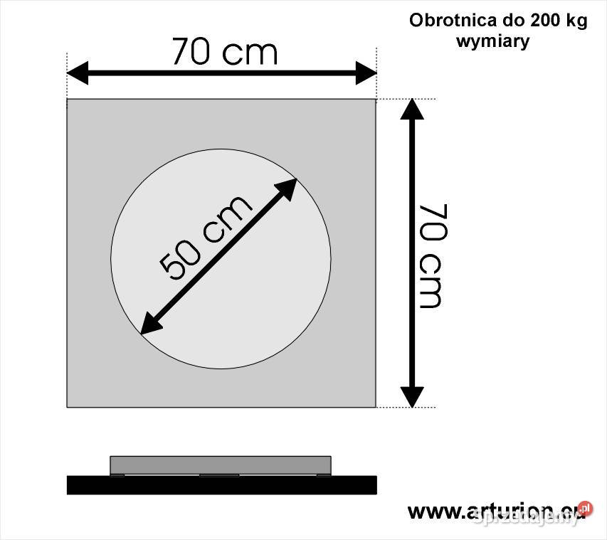 Platforma obrotowa Ekspozytor Obrotnica 200