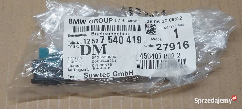 OBUDOWA WTYCZKA GNIAZDA BMW MINI 12527540419