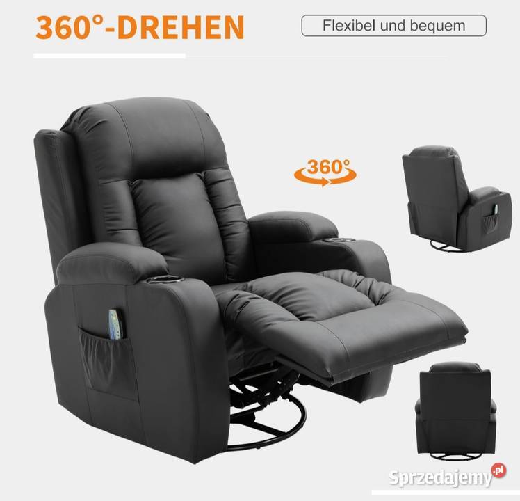 Fotel z masażem z funkcją ogrzewania Pozostałe Brzesko