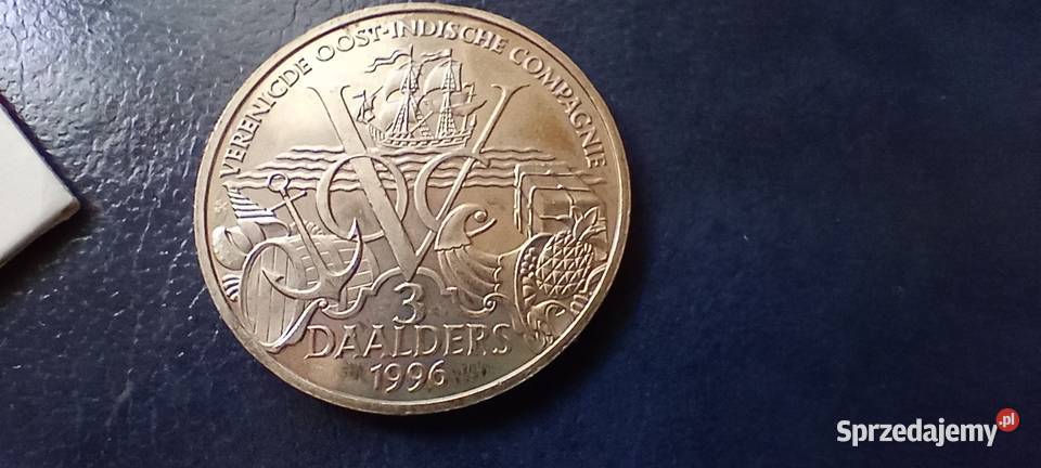 Stare monety 3 daalders 1996 Holandia 2 Lesko
