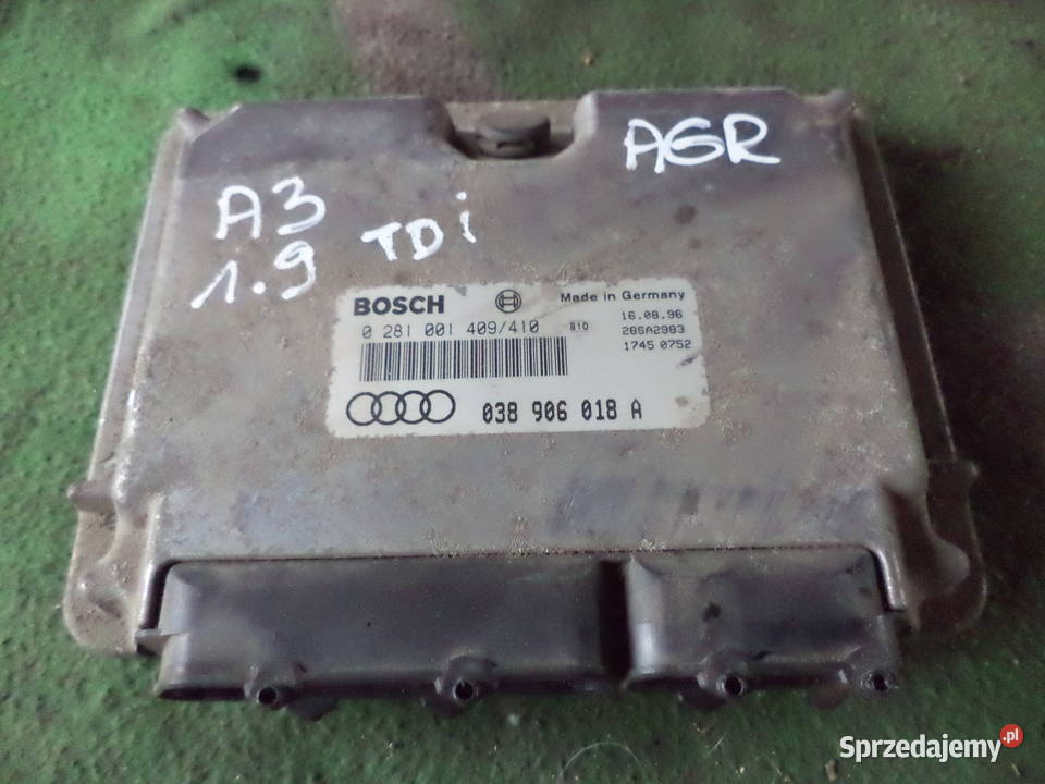 AUDI A3 19 TDI KOMPUTER STEROWNIK SILNIKA Turek