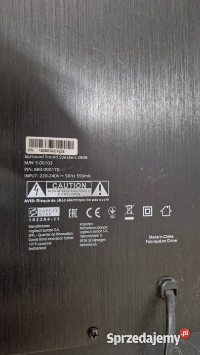 Zestaw głośników 51 Logitech Z906 500 W czarny łódzkie