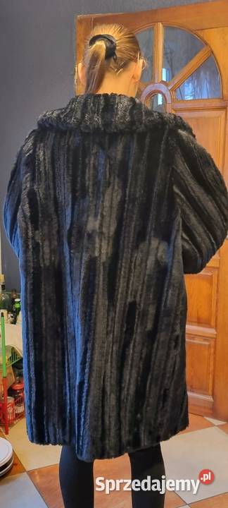 Piękne futro płaszcz sztuczne nowe NORA moda Warszawa