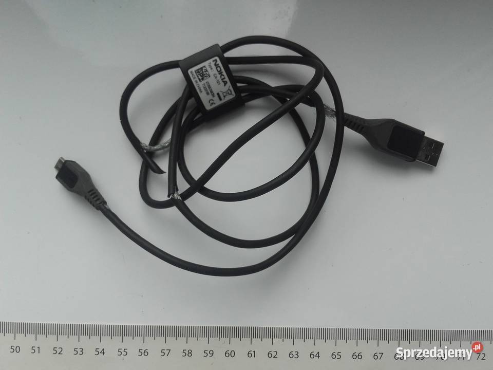 Kabel USB microUSB NOKIA CA101 115 czarny mocno Bydgoszcz