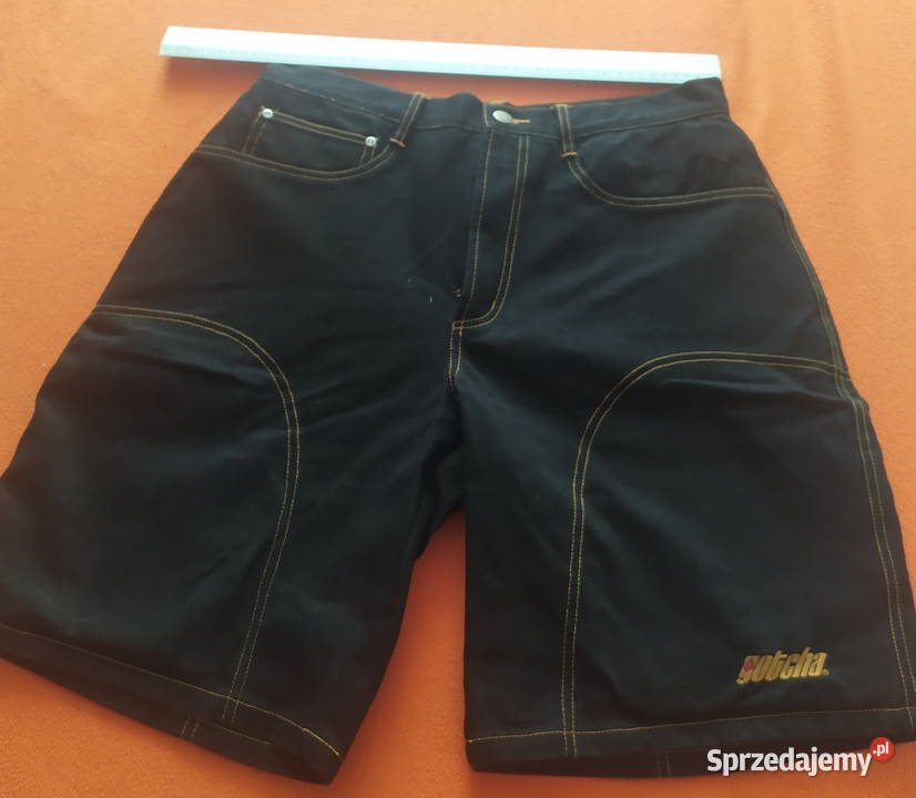 Spodenki jeans z ochraniaczem na deskorolkę Sport i Wypoczynek Przemyśl