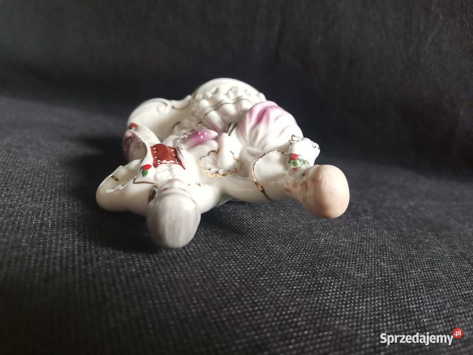 Stara figurka para Markiz i Markiza porcelana Katowice