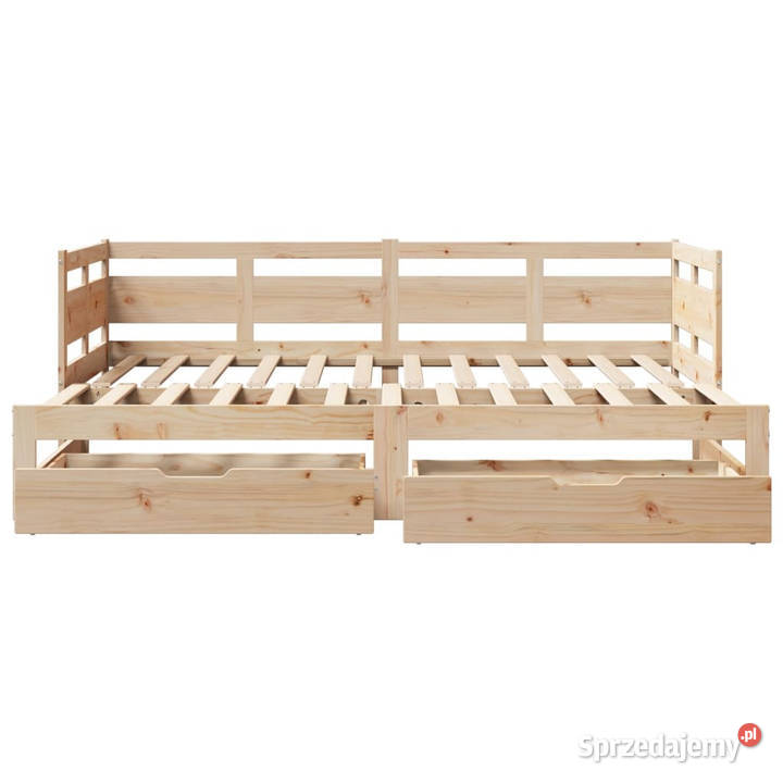Sofa rozsuwana z szufladami bez materaca 80x200 Warszawa