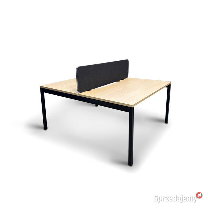Biurko mdd Ogi u Bench szary orzech czarne Kraków