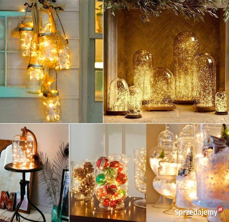 LAMPKI DRUCIKI 20 LED BATERIE BIAŁE CIEPŁE Lampki biurkowe sprzedam