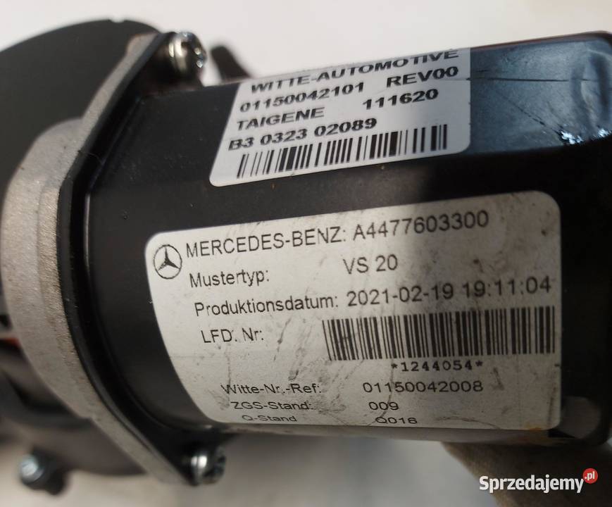 Mercedes EQV w447 Vklasa silniczek mechanizm