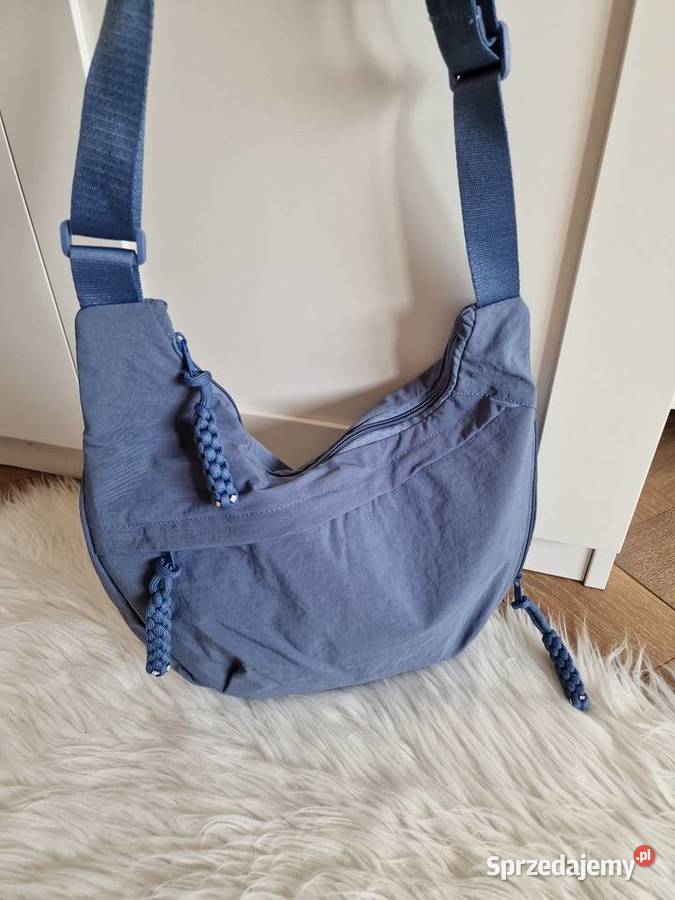 Torba na ramię niebieska miejska torebka dolnośląskie Kłodzko