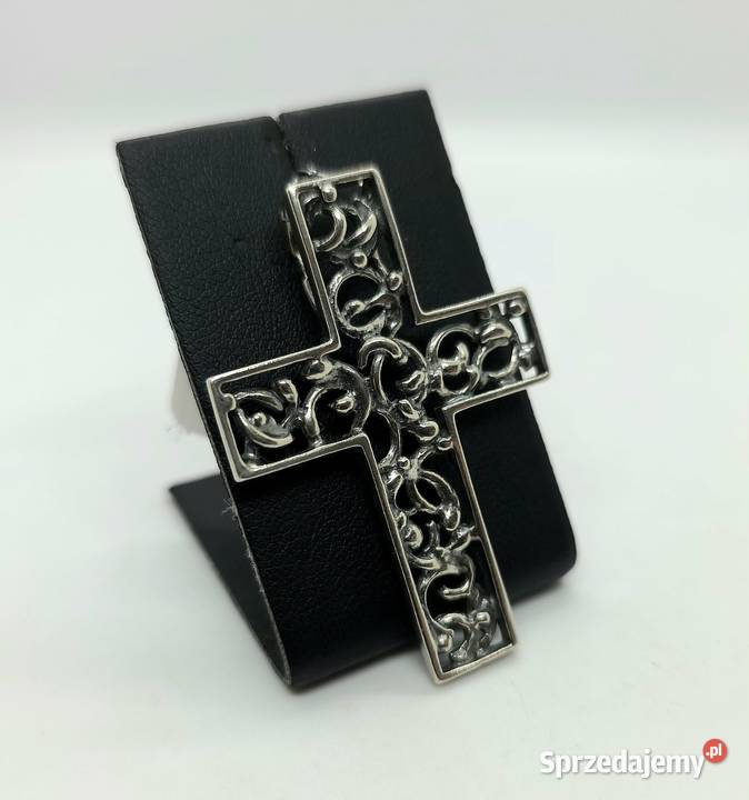 Srebrna zawieszka próby 925 599g krzyżyk srebro Elbląg sprzedam