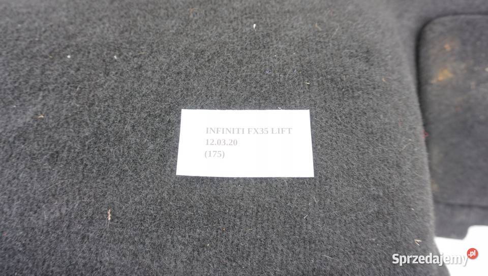 BOCZEK BAGAŻNIKA PRAWY INFINITI FX35 FX45 Nowy Tomyśl