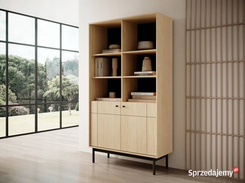 Regał z Półkami Japandi 104 szybka wysyłka dwa Regały Opole