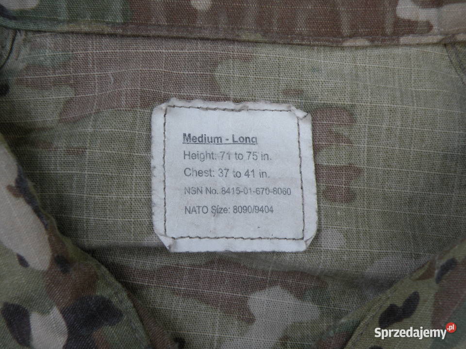 Bluza IHWCU multicam ocp medium long Wrocław sprzedam