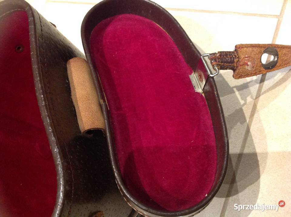 Futerał Pokrowiec Skórzany na Lornetkę STARY Dom i Ogród Nowa Sól