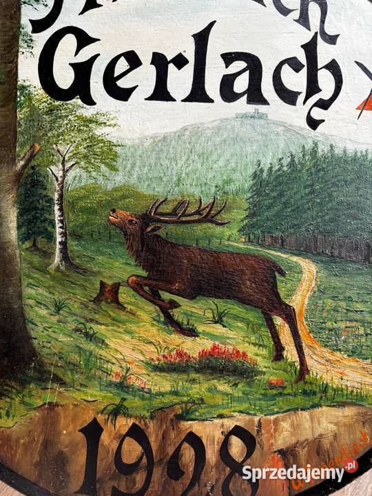 Obraz okrągły jeleń dekoracja ścienna Gerlach