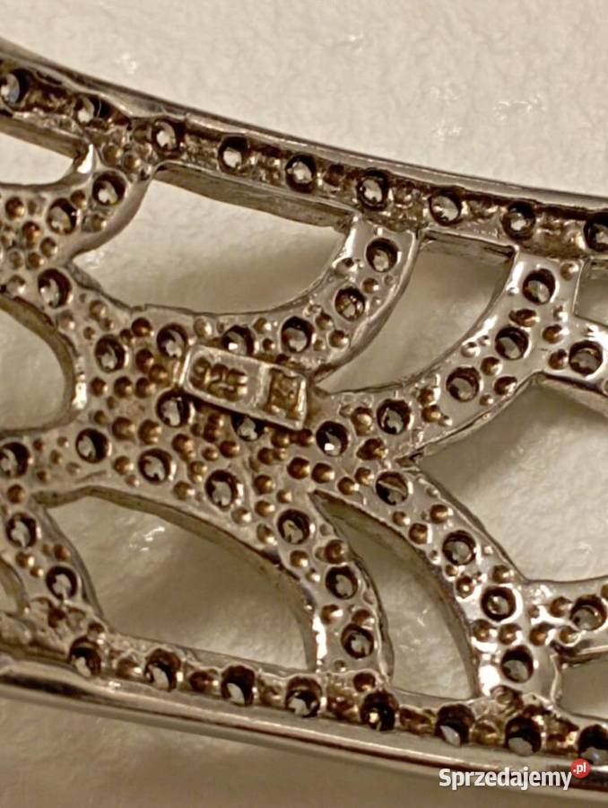 Bransoletka srebrna z cyrkoniami srebro mazowieckie Radom