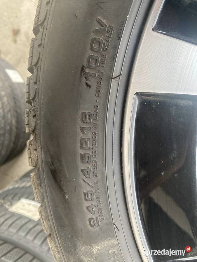 Mercedes e klasa kola 18 opona zimowa idealne Zgorzelec