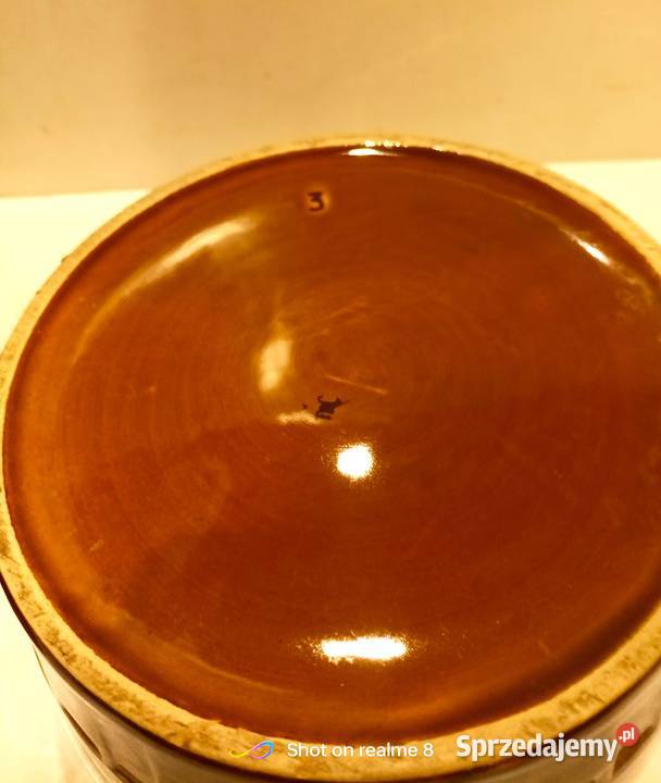 Salaterka miska kamienna z PRLu vintage Łódź