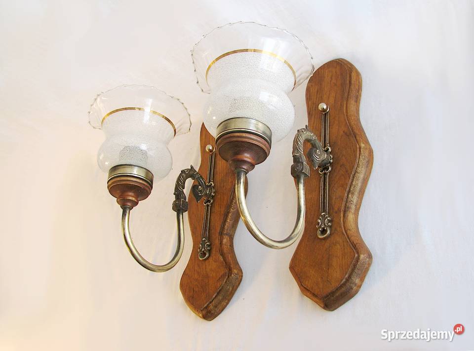 2 kinkiety mosiądz II